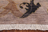 William Morris Handmade Wool Area Rug - 9' 1" X 12' 6" - Golden Nile