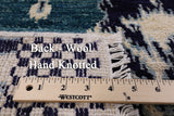 Ikat Handmade Wool Rug - 5' 1" X 8' 4" - Golden Nile