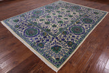 William Morris Hand Knotted Wool Area Rug - 8' 3" X 10' 3" - Golden Nile