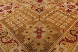 Red Peshawar Handmade Wool Area Rug - 9' 1" X 12' 6" - Golden Nile