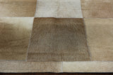 Natural Cowhide Hand Stitched Patchwork Rug - 6' 1" X 9' 1" - Golden Nile