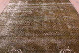 Persian Overdyed Handmade Wool Area Rug - 8' 1" X 11' 0" - Golden Nile
