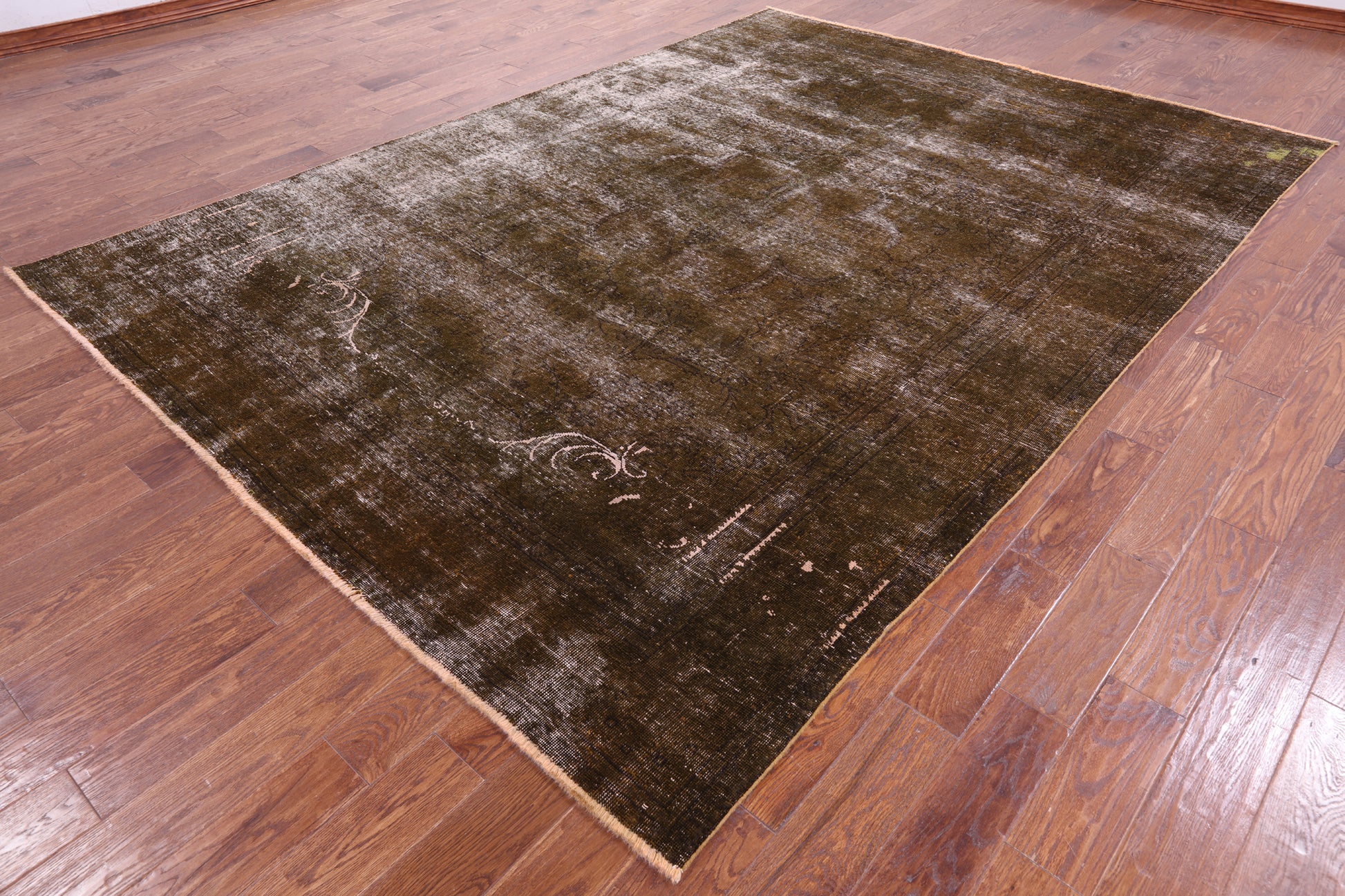 Persian Overdyed Handmade Wool Area Rug - 8' 1" X 11' 0" - Golden Nile
