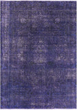 Persian Overdyed Hand Knotted Wool Rug - 7' 5" X 10' 6" - Golden Nile