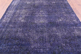 Persian Overdyed Hand Knotted Wool Rug - 7' 5" X 10' 6" - Golden Nile