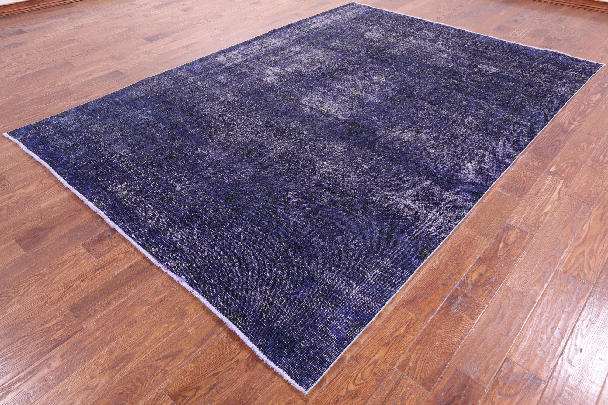 Persian Overdyed Hand Knotted Wool Rug - 7' 5" X 10' 6" - Golden Nile