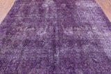 Persian Overdyed Handmade Wool Area Rug - 9' 1" X 12' 2" - Golden Nile