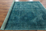 8 X 11 Hand Knotted Persian Overdyed Area Rug - Golden Nile