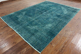 8 X 11 Hand Knotted Persian Overdyed Area Rug - Golden Nile