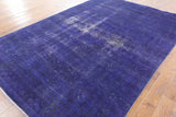 Persian Overdyed Handmade Wool Area Rug - 6' 7" X 9' 7" - Golden Nile