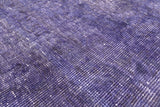 Purple Persian Overdyed Hand Knotted Wool Area Rug - 10' 3" X 12' 10" - Golden Nile