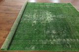 9 X 13 Overdyed Oriental Area Rug - Golden Nile