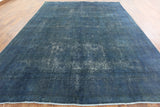 Overdyed Hand Knotted Area Rug 10 X 13 - Golden Nile