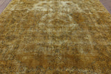 9 X 12 Oriental Overdyed Area Rug - Golden Nile