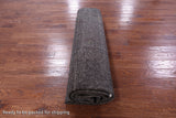 Grey Persian Overdyed Hand Knotted Wool Area Rug - 9' 6" X 13' 0" - Golden Nile