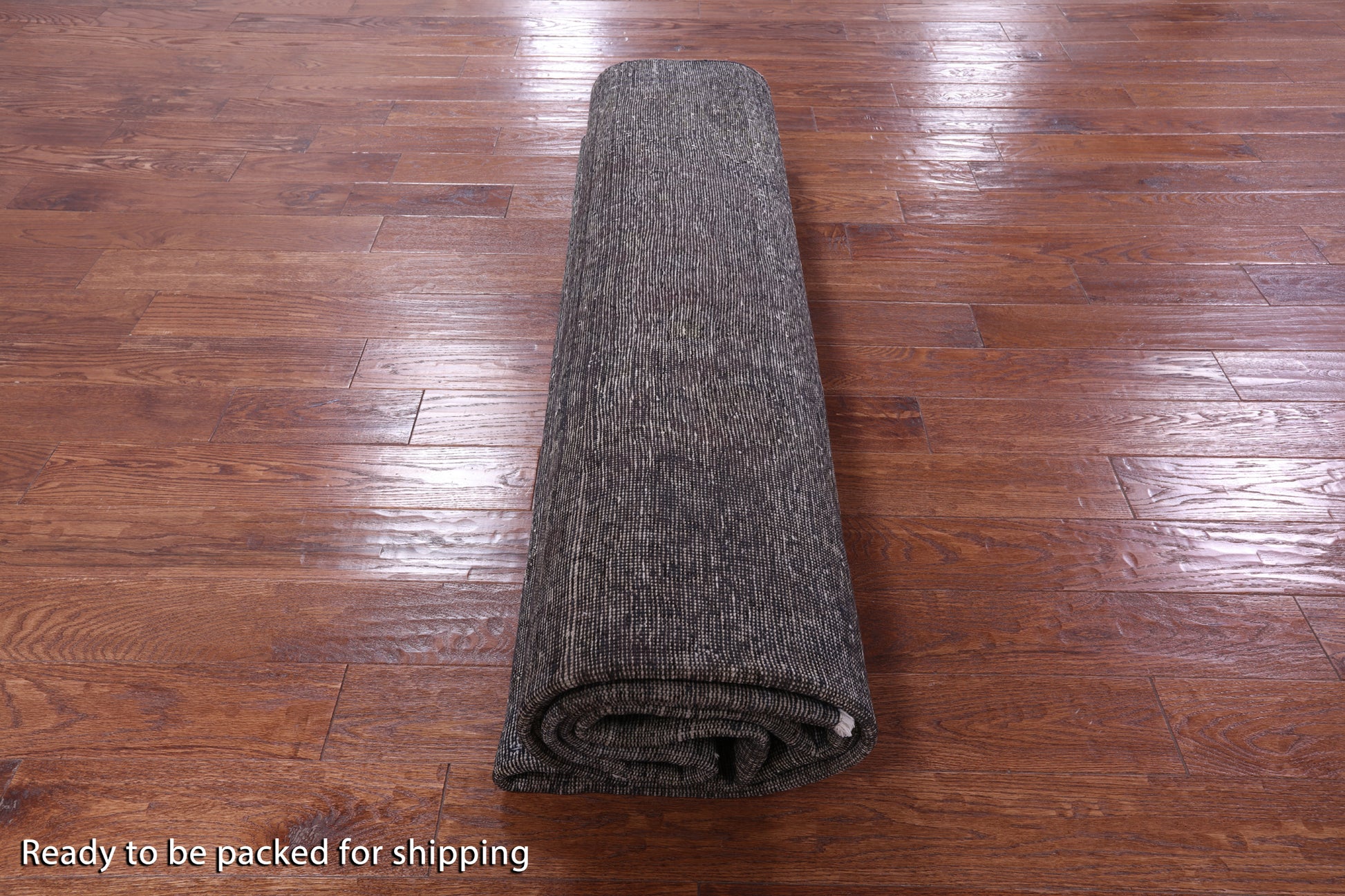 Grey Persian Overdyed Hand Knotted Wool Area Rug - 9' 6" X 13' 0" - Golden Nile