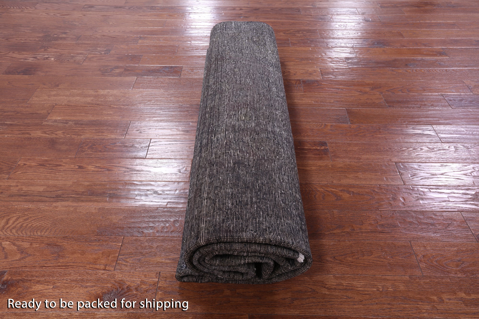 Grey Persian Overdyed Hand Knotted Wool Area Rug - 9' 6" X 13' 0" - Golden Nile