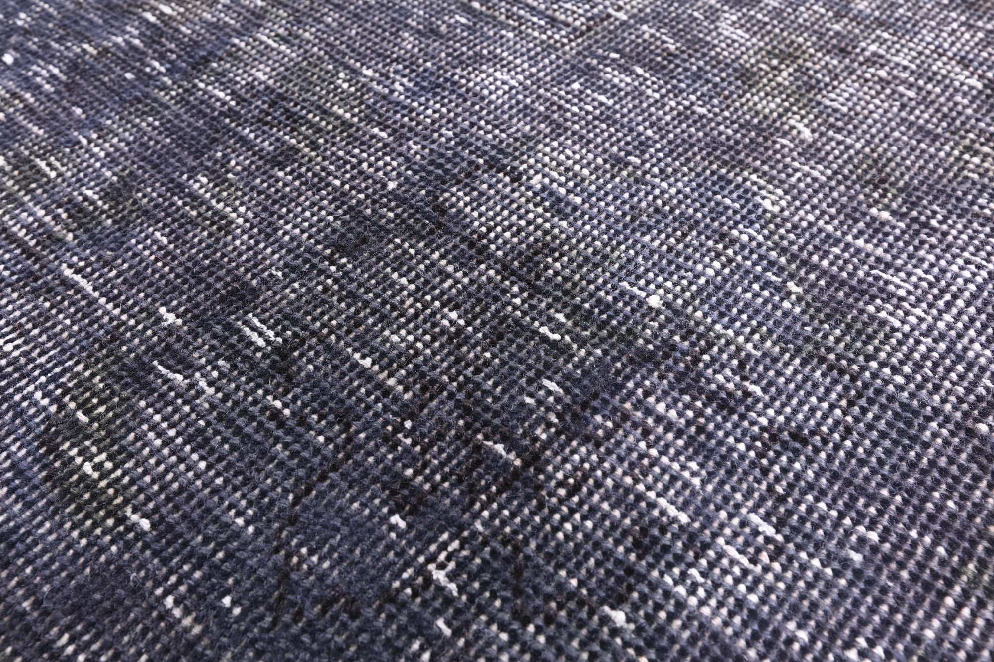 Grey Persian Overdyed Hand Knotted Wool Area Rug - 9' 6" X 13' 0" - Golden Nile