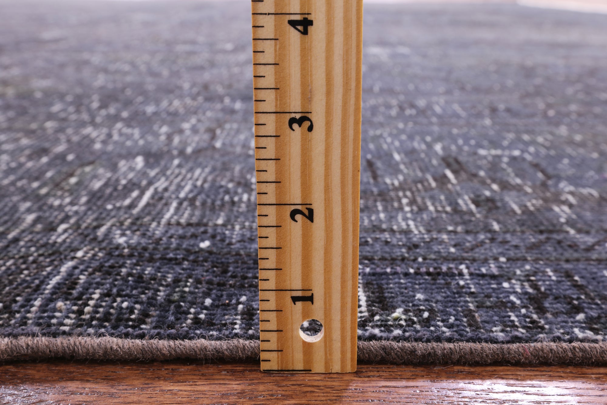 Grey Persian Overdyed Hand Knotted Wool Area Rug - 9' 6" X 13' 0" - Golden Nile