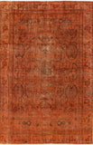 7 X 11 Oriental Overdyed Area Rug - Golden Nile