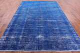 Persian Overdyed Handmade Wool Area Rug - 8' 3" X 11' 1" - Golden Nile