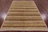 Persian Gabbeh Handmade Area Rug - 5' 7" X 8' 0" - Golden Nile