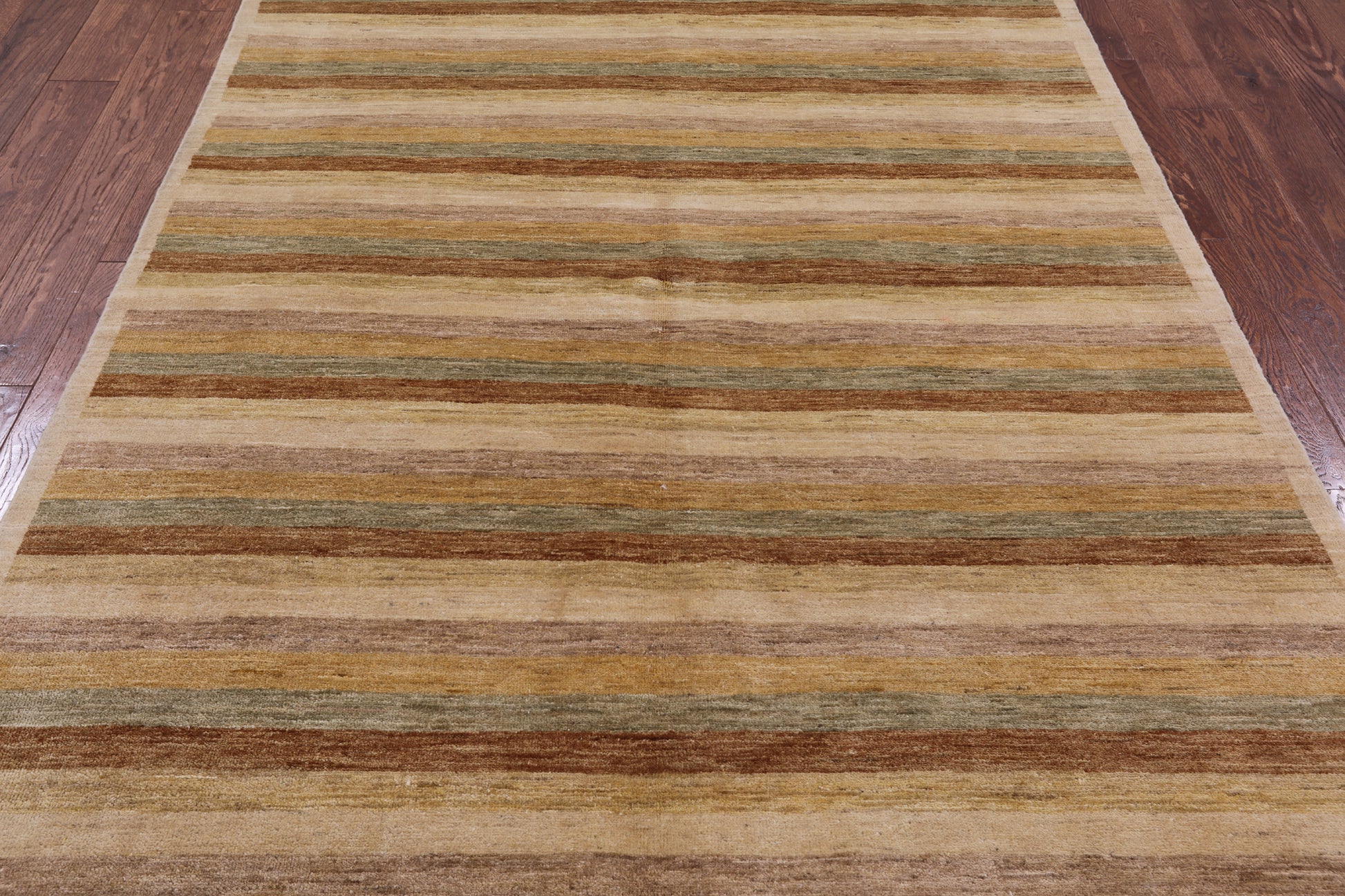 Persian Gabbeh Handmade Area Rug - 5' 7" X 8' 0" - Golden Nile