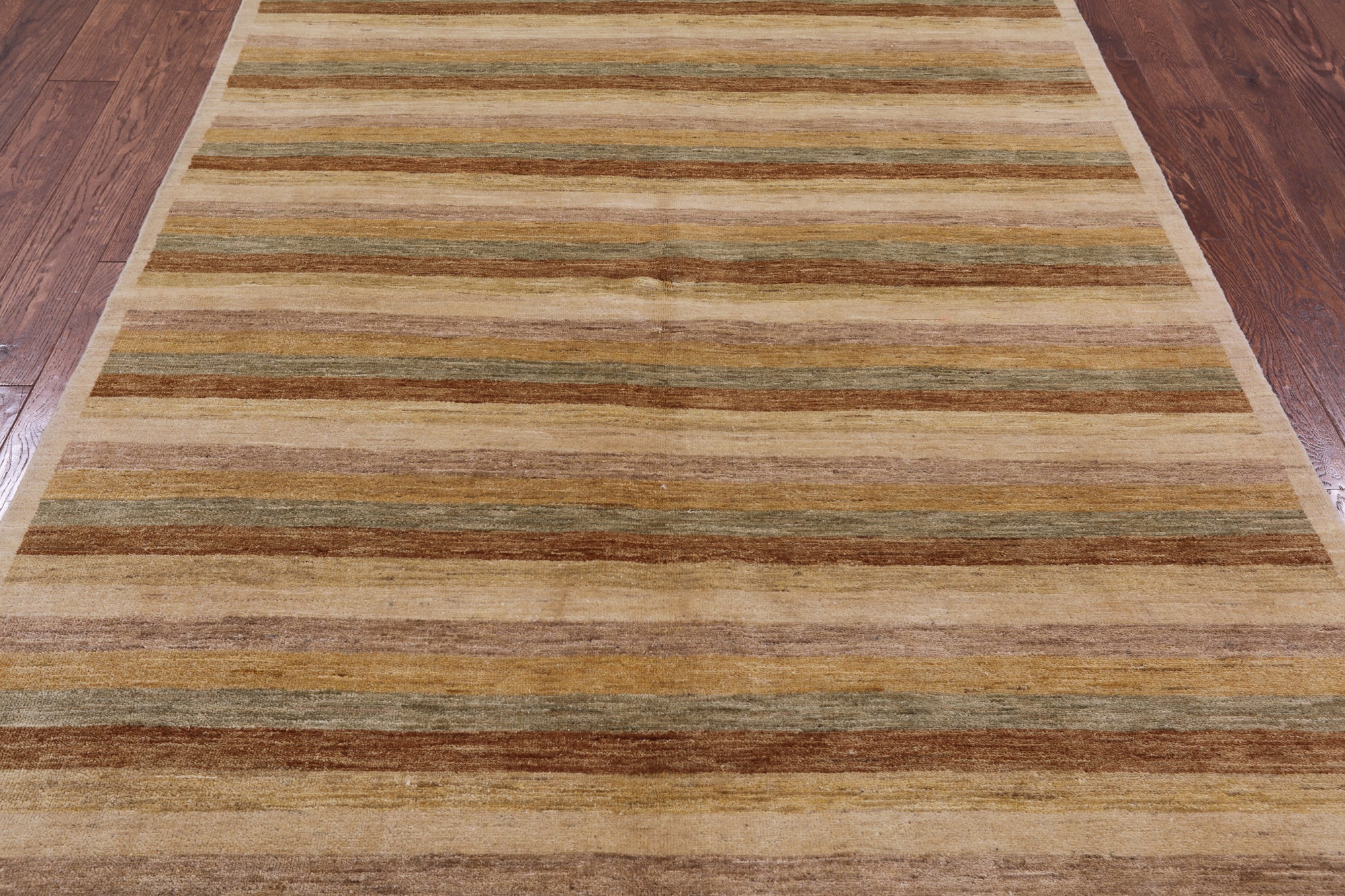 Persian Gabbeh Handmade Area Rug - 5' 7" X 8' 0" - Golden Nile
