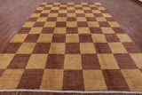 Persian Gabbeh Hand Knotted Wool Rug - 8' 10" X 12' 7" - Golden Nile