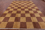 Persian Gabbeh Hand Knotted Wool Rug - 8' 10" X 12' 7" - Golden Nile