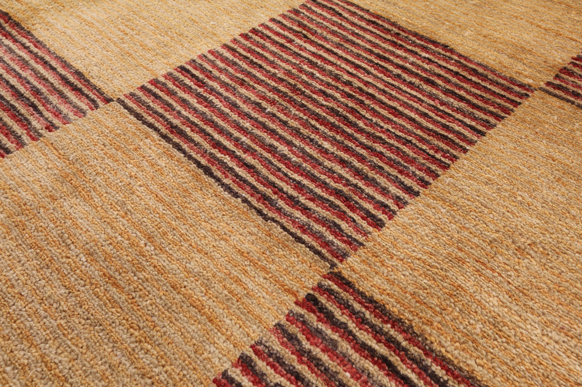 Persian Gabbeh Hand Knotted Wool Rug - 8' 10" X 12' 7" - Golden Nile