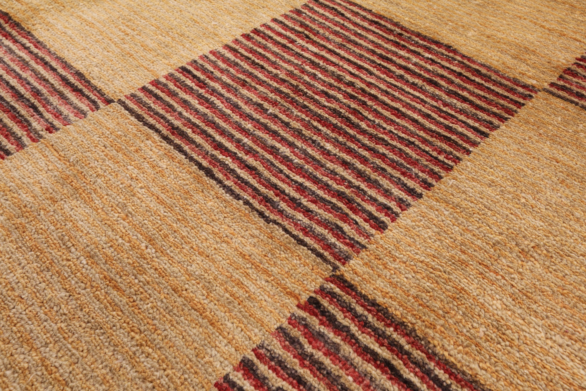 Persian Gabbeh Hand Knotted Wool Rug - 8' 10" X 12' 7" - Golden Nile