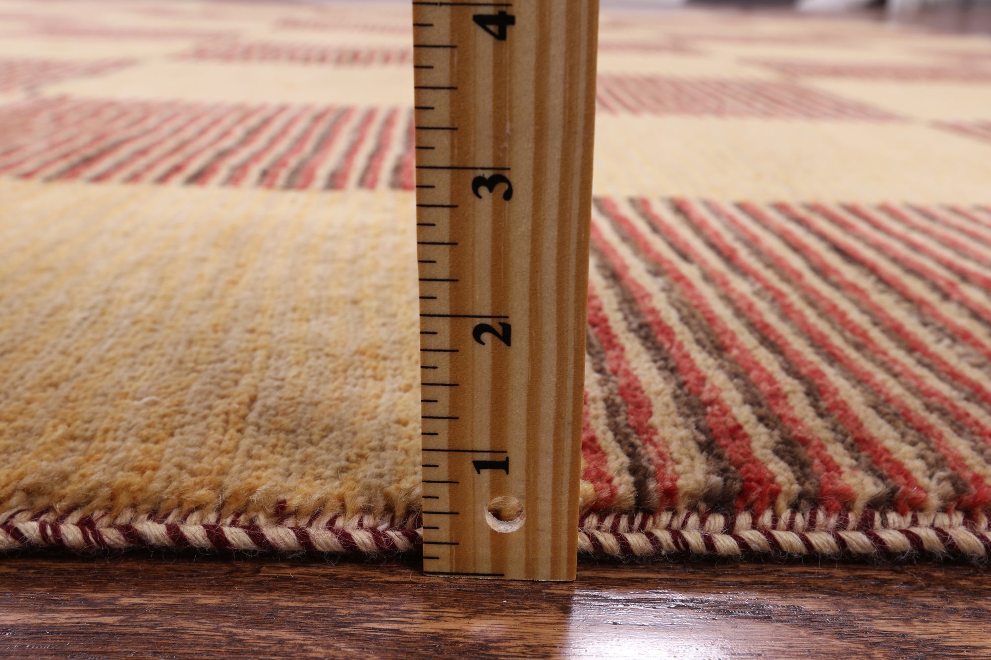 Persian Gabbeh Hand Knotted Wool Rug - 8' 10" X 12' 7" - Golden Nile