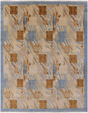 Persian Gabbeh Handmade Wool Rug - 8' 1" X 10' 2" - Golden Nile