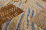 Persian Gabbeh Handmade Wool Rug - 8' 1" X 10' 2" - Golden Nile
