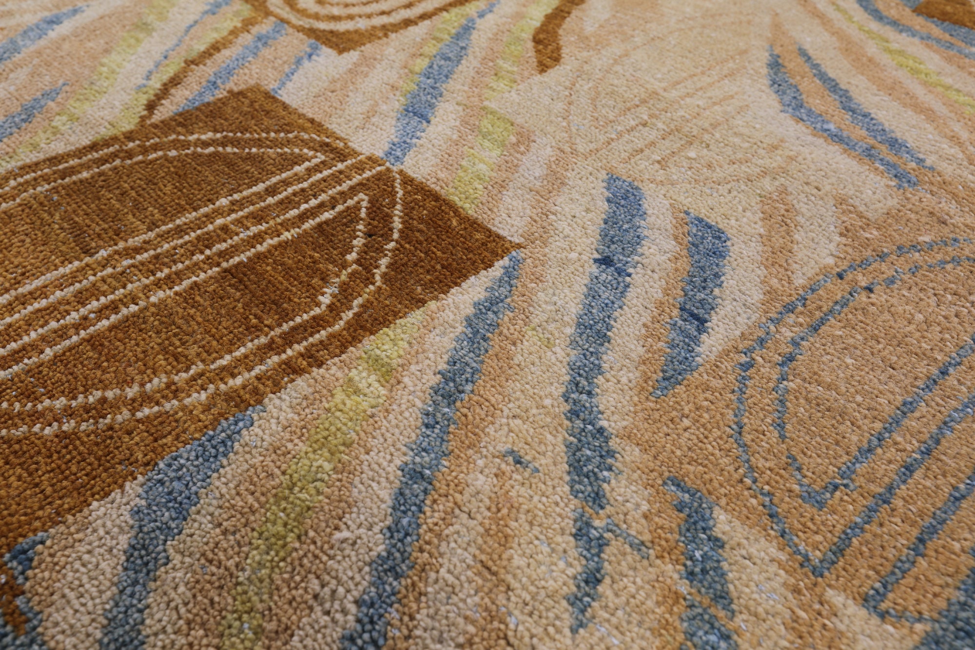Persian Gabbeh Handmade Wool Rug - 8' 1" X 10' 2" - Golden Nile