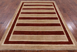 Persian Gabbeh Hand Knotted Wool Area Rug - 6' 3" X 8' 9" - Golden Nile