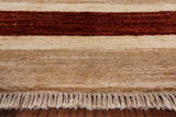 Persian Gabbeh Hand Knotted Wool Area Rug - 6' 3" X 8' 9" - Golden Nile