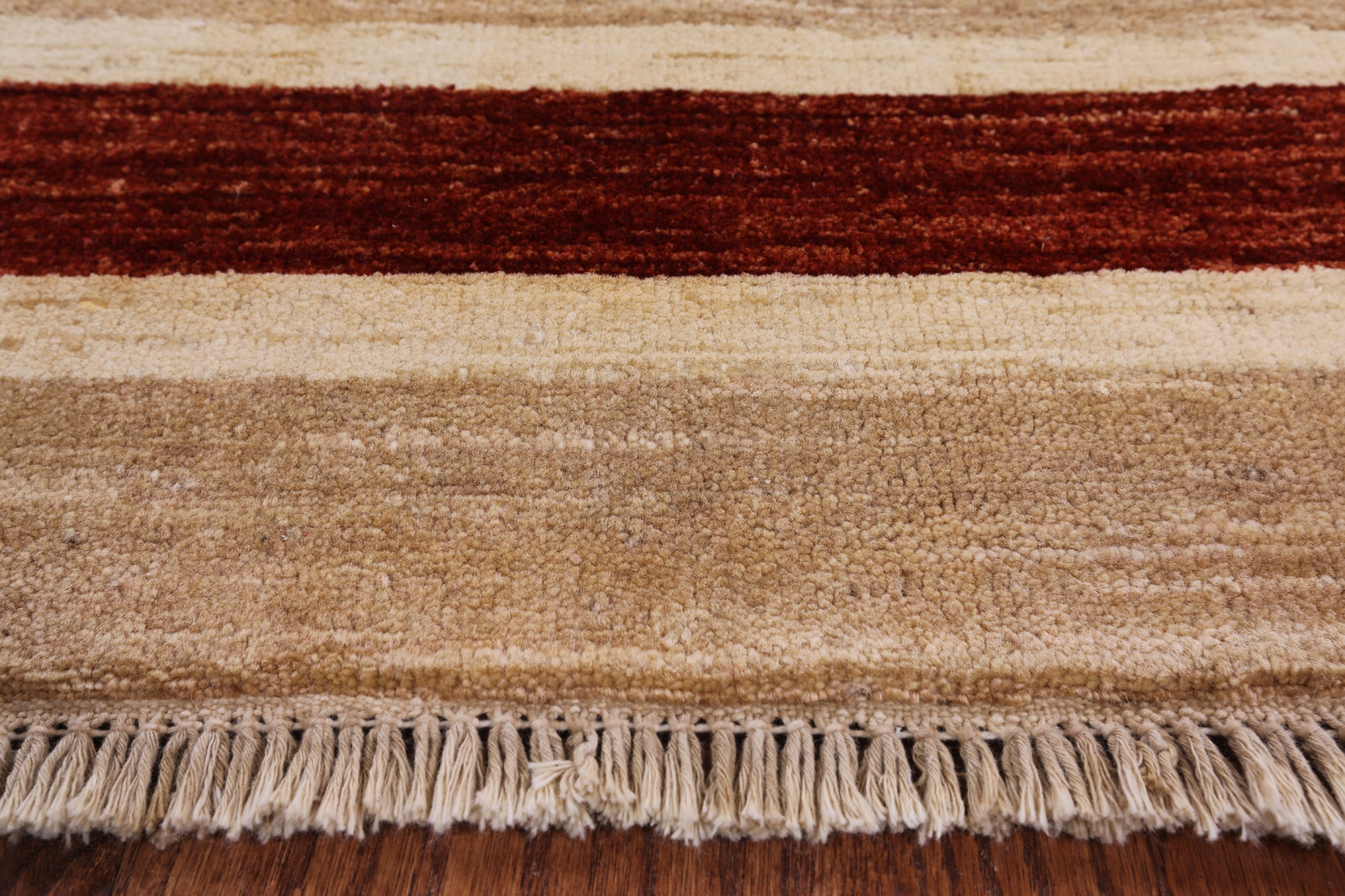 Persian Gabbeh Hand Knotted Wool Area Rug - 6' 3" X 8' 9" - Golden Nile
