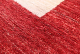 Red Persian Gabbeh Handmade Wool Area Rug - 8' 2" X 10' 6" - Golden Nile
