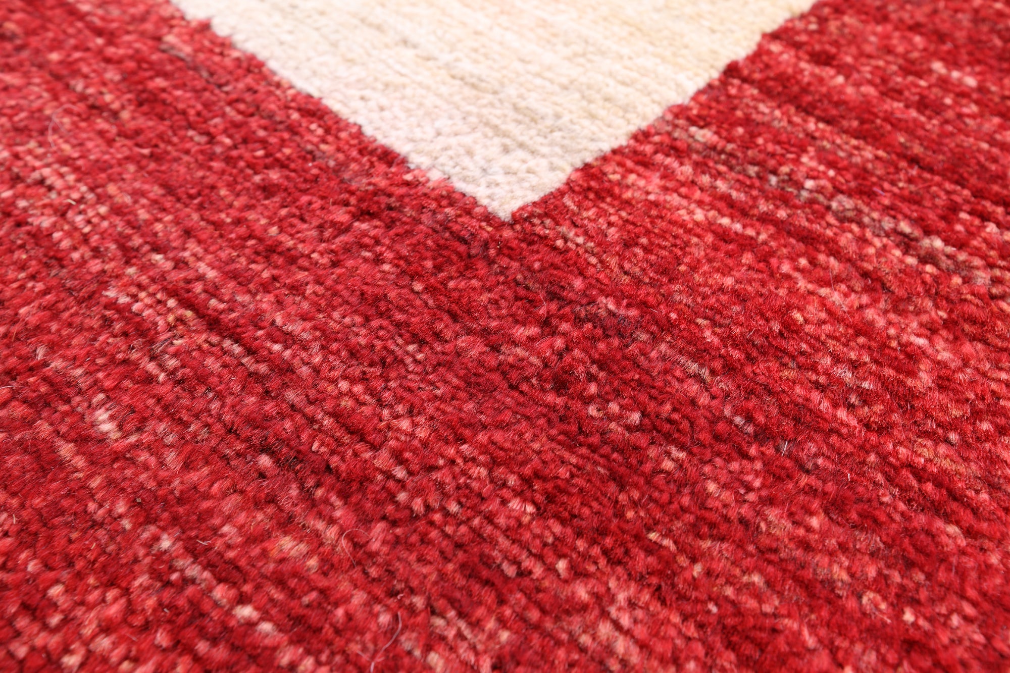 Red Persian Gabbeh Handmade Wool Area Rug - 8' 2" X 10' 6" - Golden Nile