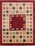 Persian Gabbeh Hand Knotted Wool Rug - 8' 3" X 10' 4" - Golden Nile