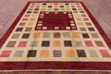 Persian Gabbeh Hand Knotted Wool Rug - 8' 3" X 10' 4" - Golden Nile