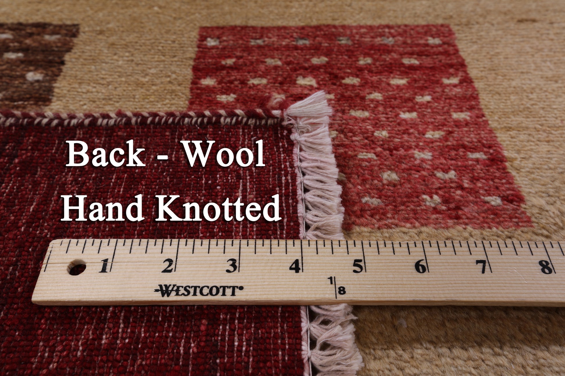 Persian Gabbeh Hand Knotted Wool Rug - 8' 3" X 10' 4" - Golden Nile