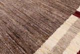 Persian Gabbeh Hand Knotted Wool Rug - 5' 8" X 8' 7" - Golden Nile