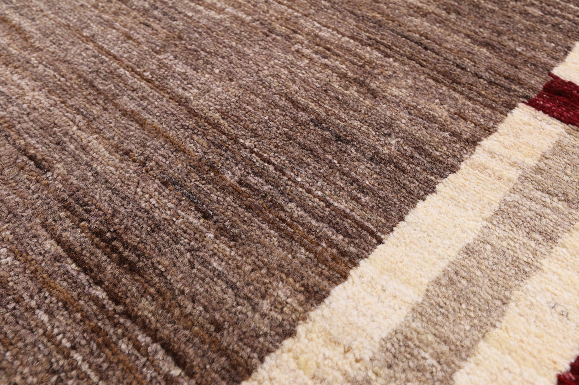 Persian Gabbeh Hand Knotted Wool Rug - 5' 8" X 8' 7" - Golden Nile