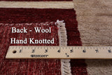 Persian Gabbeh Hand Knotted Wool Rug - 5' 8" X 8' 7" - Golden Nile