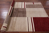 Persian Gabbeh Hand Knotted Wool Rug - 5' 8" X 8' 7" - Golden Nile