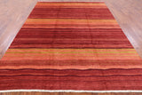 Persian Gabbeh Handmade Wool Rug - 7' 2" X 9' 9" - Golden Nile