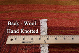 Persian Gabbeh Handmade Wool Rug - 7' 2" X 9' 9" - Golden Nile